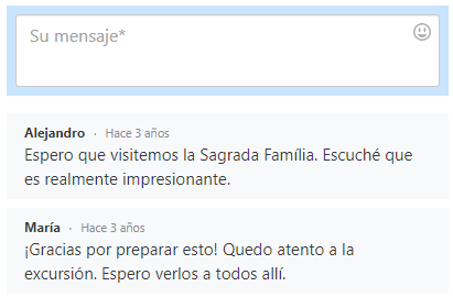 Tablero privado de mensaje